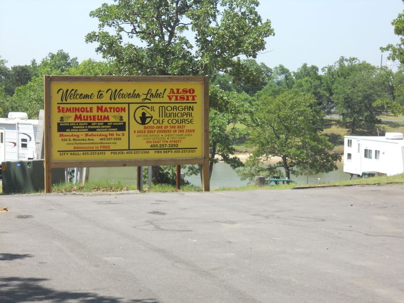 Wewoka Lake Oklahoma's Official Travel & Tourism Site